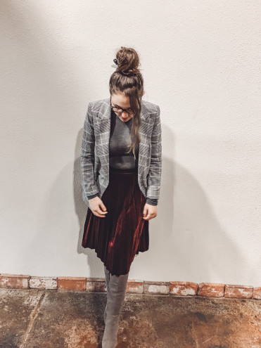 Preview image for article: A Winter Look: Plaid + Velvet