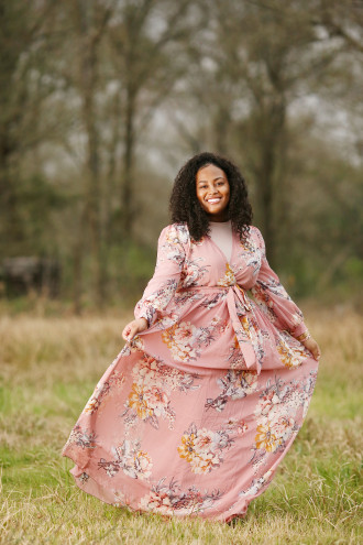 Floral spring 2024 maxi dress