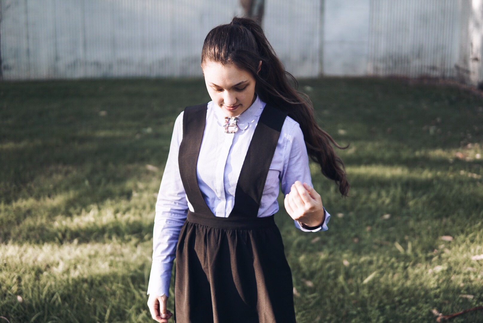 Overall Dresses + Scalloped Edges 