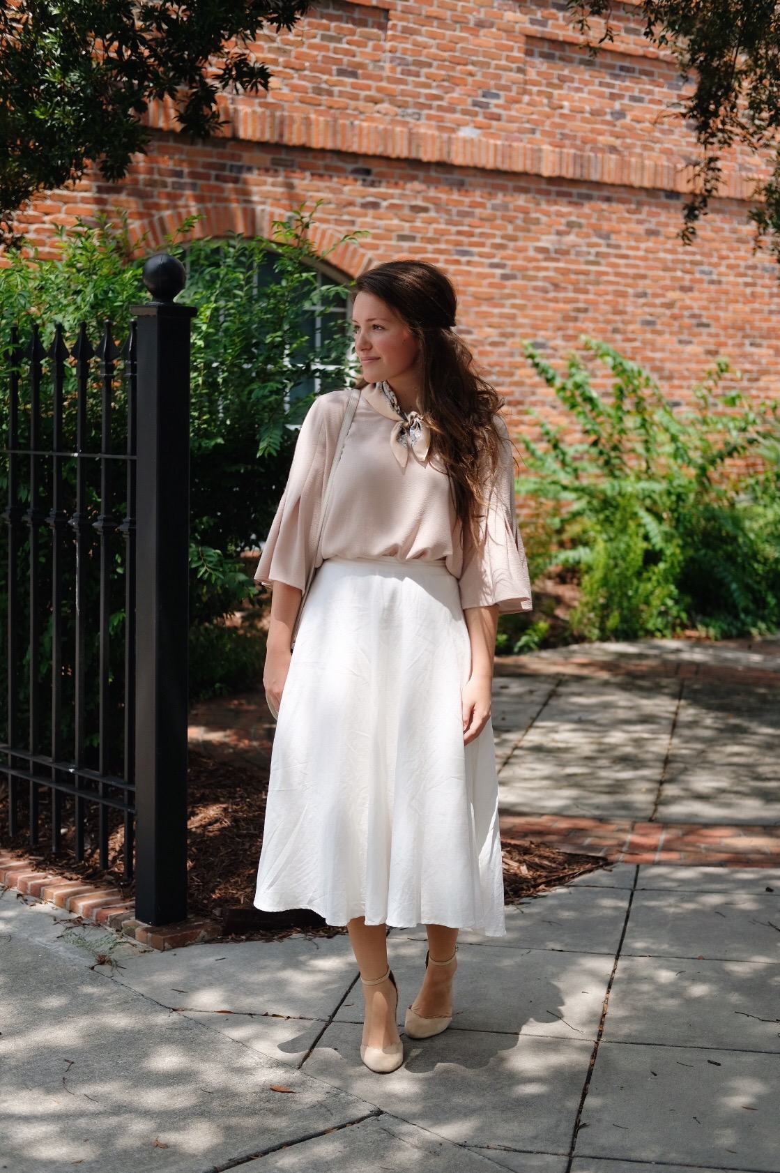 Linen Skirts and Neck Scarves