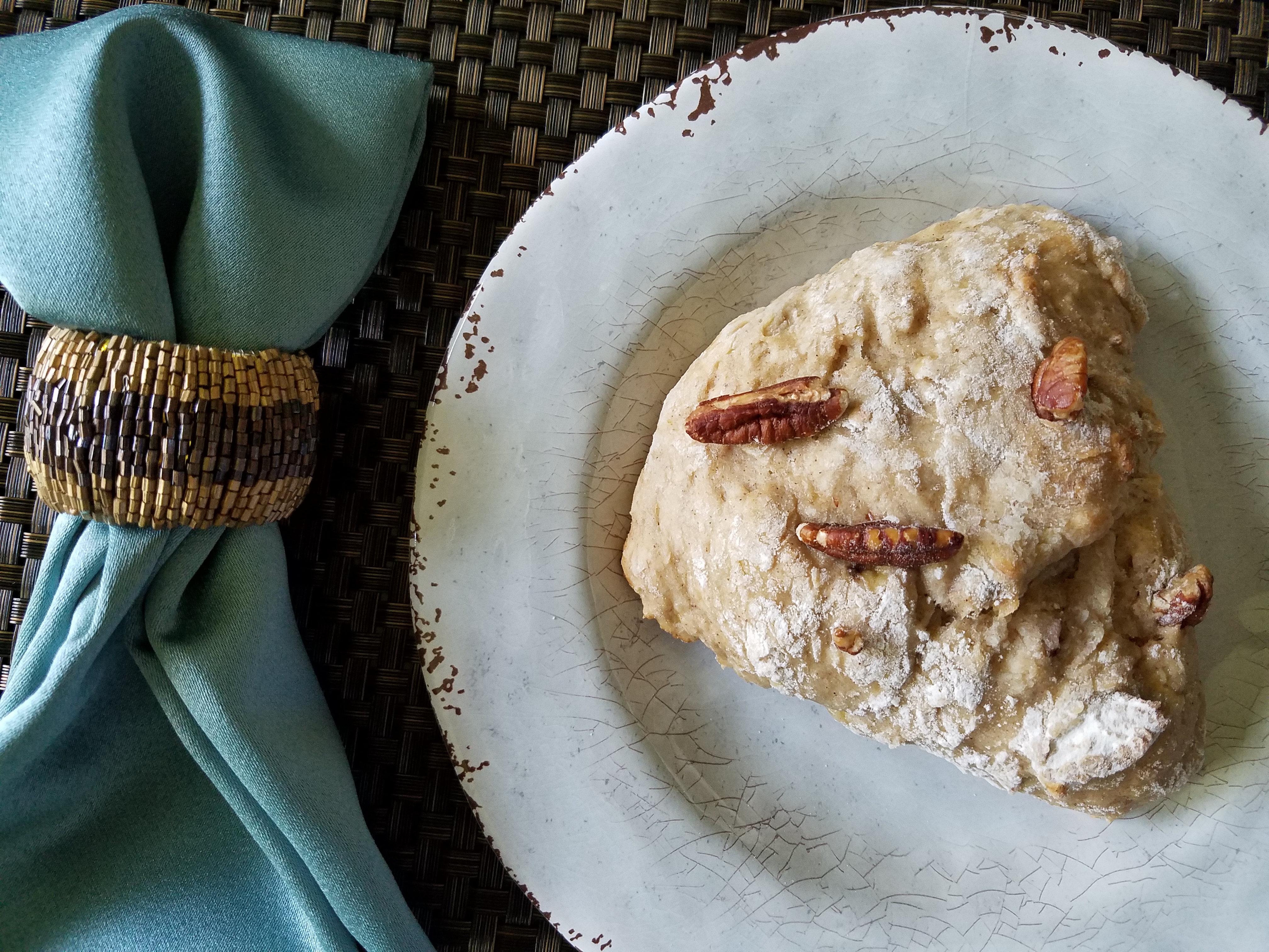 Banana + Pecan Scones Recipe on She's Intentional