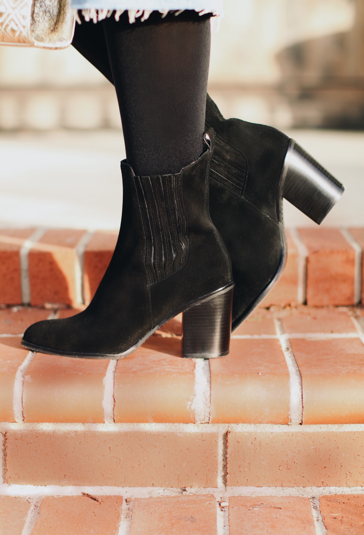 Cozy Knits and Denim Skirts with Courtney Toliver on She's Intentional