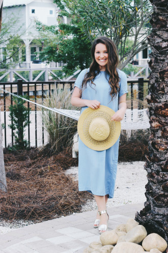 Casual beach outlet look