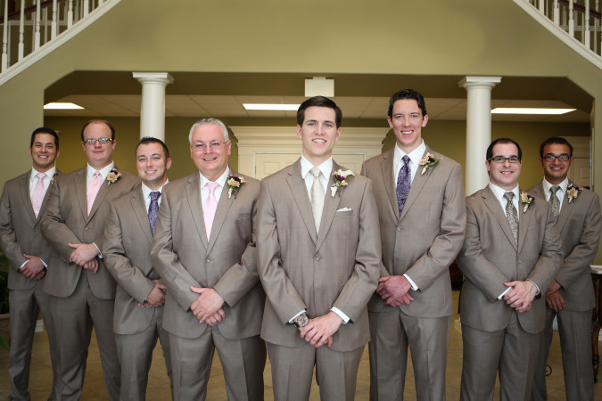 MiKayla Bourque Photography | Grindle Wedding Groom and Groomsmen