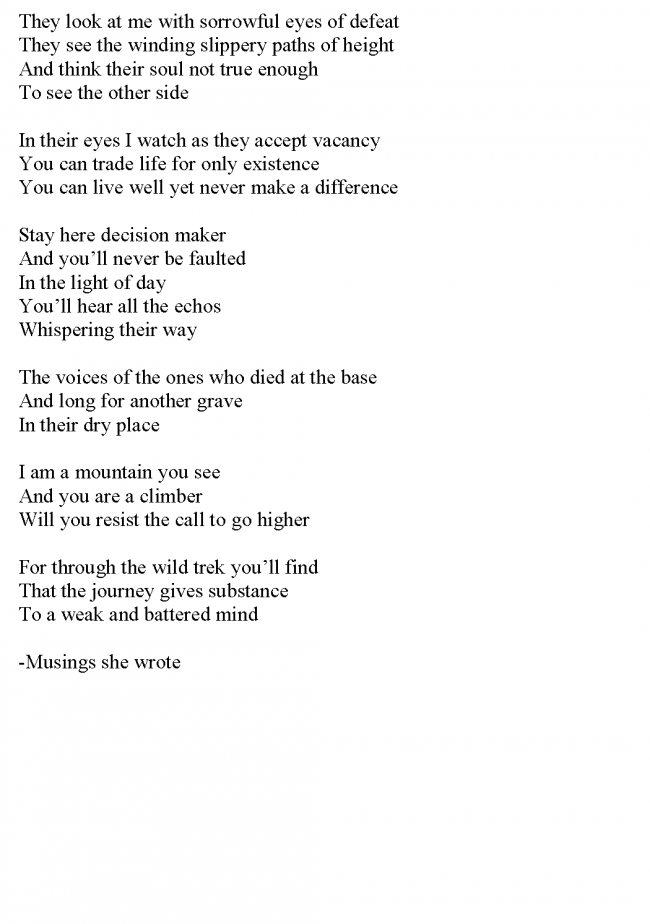 mountain and the climber x alayna morton