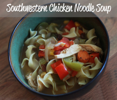 Preview image for article: Southwestern Chicken Noodle Soup