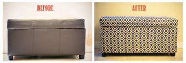 Preview image for article: Reupholstered Ottoman
