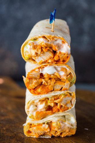 Preview image for article: Easy Buffalo Chicken Wraps