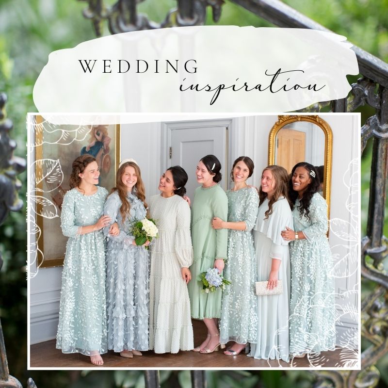 Wedding Inspo Swooning for Sage Dainty Jewells Modest Clothing