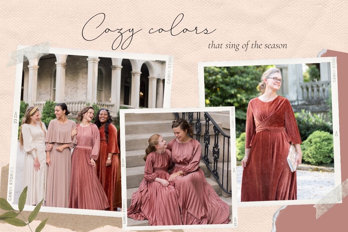 Autumn Comfy & Cozy Collection  Dainty Jewells, Modest Clothing for Women,  Girls & Weddings