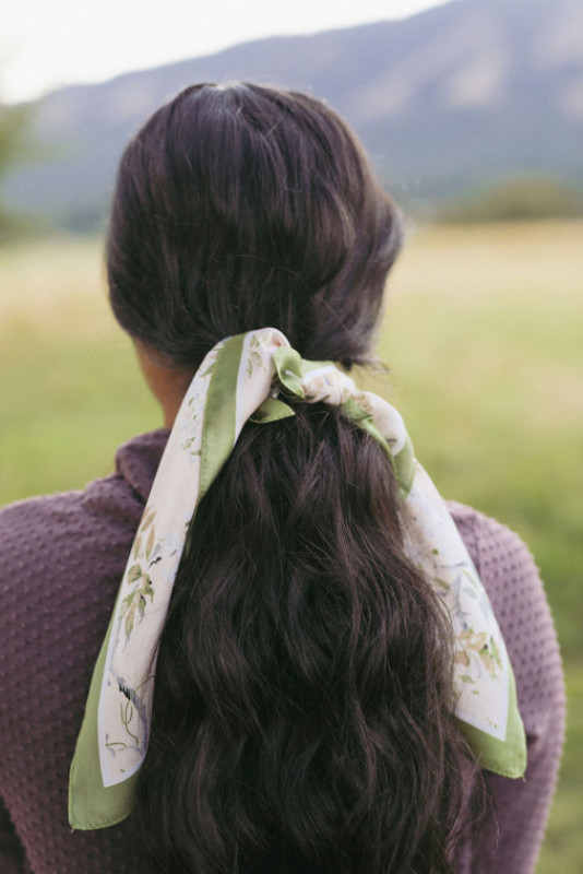 Day in the Garden Hair Scarf