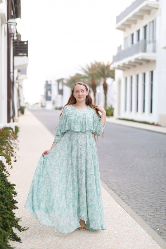 EVENINGS AT ANNESDALE DRESS (Floral)