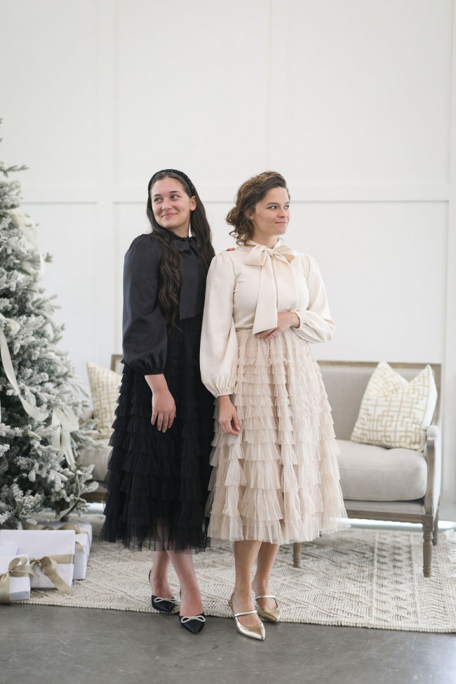 Graceful and Festive: Modest Winter Formal Wear Ideas  Dainty Jewells,  Modest Clothing for Women, Girls & Weddings