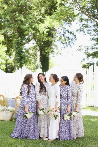 Preview image for article: Modest Bridesmaid Dresses: A Celebration of Darling Details