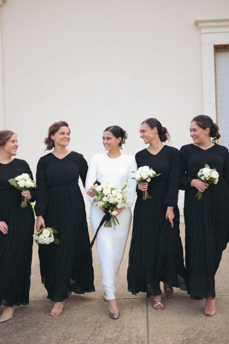 Preview image for article: Finding the Perfect Fit: Modest and Neutral Bridesmaid Dresses