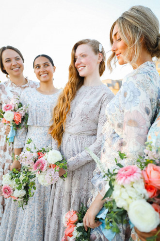 Preview image for article: Saying "I Do" to Modesty: Beautiful Summer Bridesmaid Dresses for Every Style!