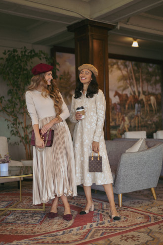 Preview image for article: Modest Casual vs. Dressy Neutral Fall Dresses: Finding Your Perfect Autumn Look