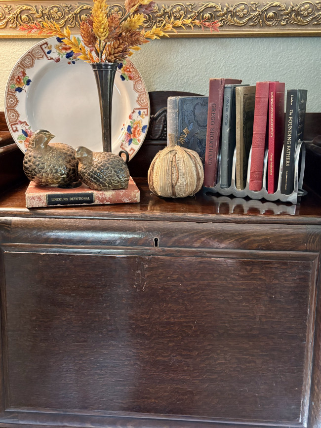 My grandmother's antique secretary desk